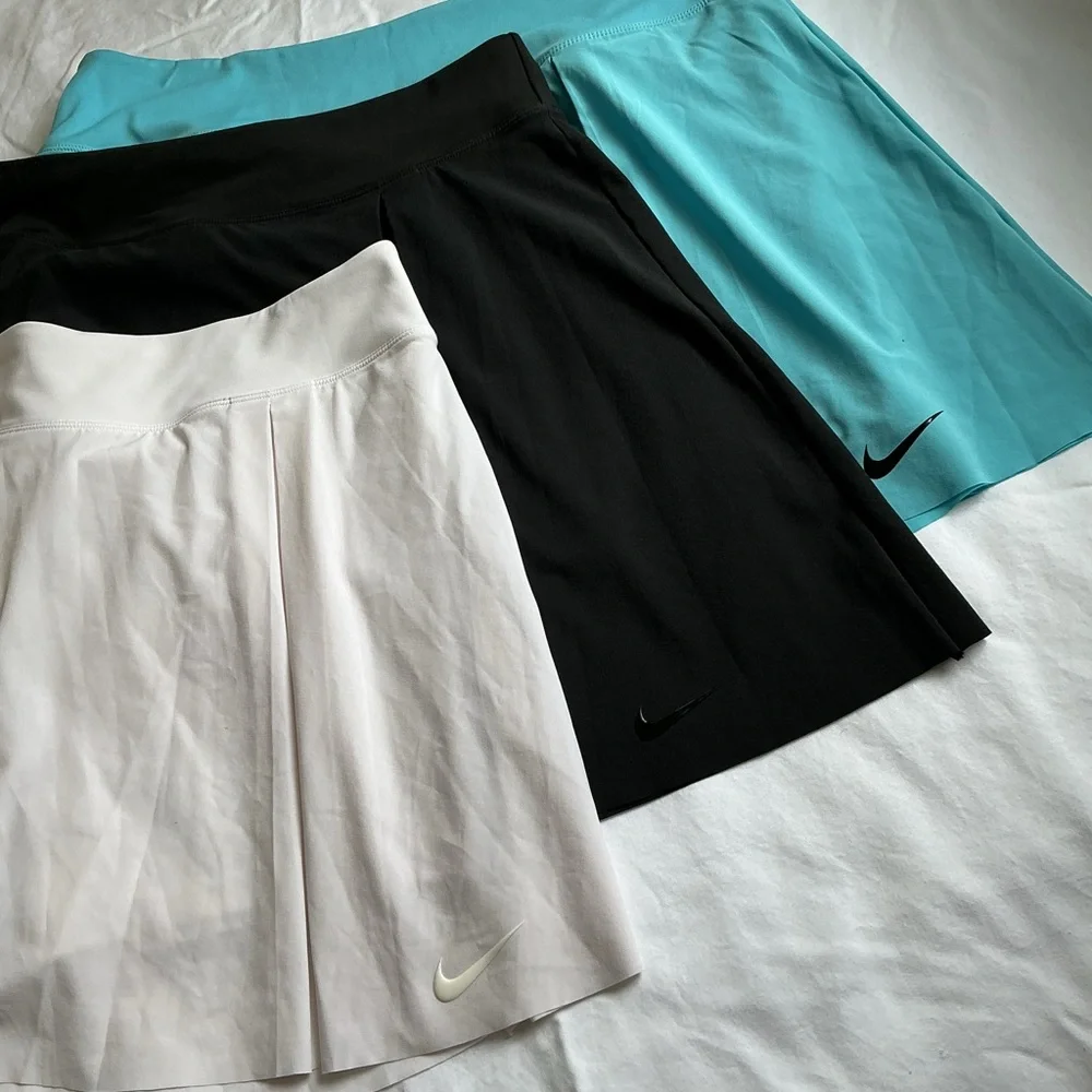 Nike bundle Tennis Skirt - Black, White, and Blue - Picture 7 of 9